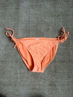 Xhilaration Peach-Orange Bikini Bottoms with Tie Sides